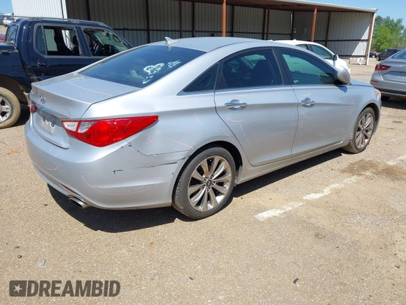 2011 Hyundai Sonata Limited with VIN 5NPEC4AC6BH196173, listed as a IAAI auction lot 41977273 with 118,860 mi miles and . Bid and sale history available at DreamBid. Image 4.