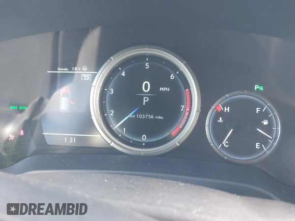 2018 Lexus RX 350 with VIN 2T2BZMCA8JC135823, listed as a IAAI auction lot 41359316 with 103,756 mi miles and . Bid and sale history available at DreamBid. Image 7.