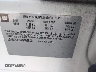 2009 Cadillac CTS RWD z VIN 1G6DF577190106800, wystawiony jako IAAI lot #42316470 z przebiegiem 147 836 mil mil oraz . Historia ofert i sprzedaży dostępna na DreamBid. Obrazek 9.