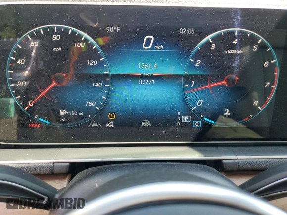 2022 Mercedes-Benz GLE 350 z VIN 4JGFB4KB6NA696127, wystawiony jako Copart lot #59398375 z przebiegiem 37 271 mil mil oraz Szkoda całkowita • Salvage title. Historia ofert i sprzedaży dostępna na DreamBid. Obrazek 9.
