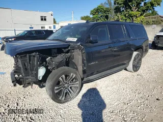 2019 GMC Yukon XL SLT with VIN 1GKS1GKCXKR325814, listed as a Copart auction lot 82221454 with 65,803 mi miles and Salvage Title. Bid and sale history available at carsss.com. Image 1.