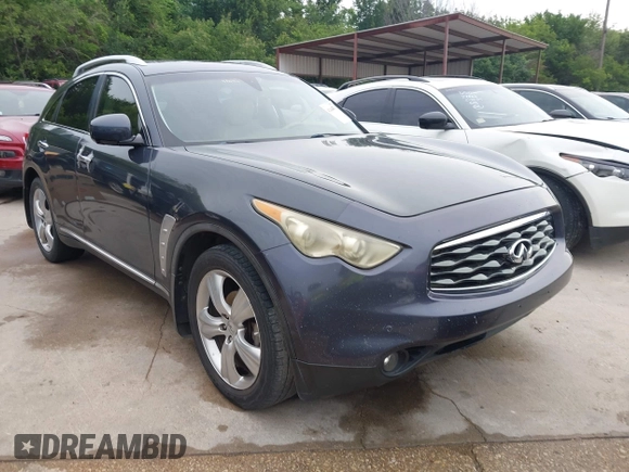 2009 Infiniti FX with VIN JNRAS18U29M101221, listed as a IAAI auction lot 42445135 with 188,588 mi miles and . Bid and sale history available at DreamBid. Image 1.