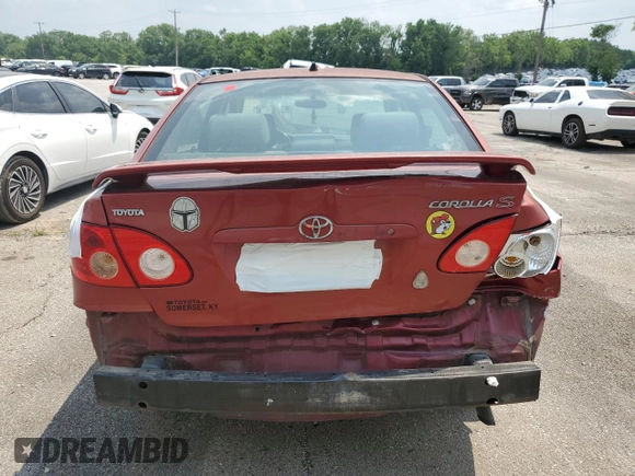 2006 Toyota Corolla CE with VIN 1NXBR32E66Z689368, listed as a Copart auction lot 59192425 with 252,528 mi miles and Salvage title. Bid and sale history available at DreamBid. Image 6.