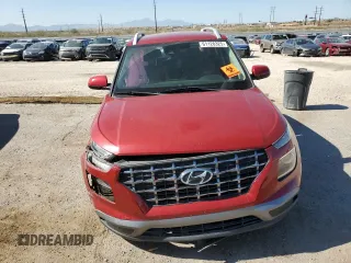 2020 Hyundai Venue SEL with VIN KMHRC8A33LU030429, listed as a Copart auction lot 61128325 with 50,988 mi miles and Salvage title. Bid and sale history available at DreamBid. Image 5.