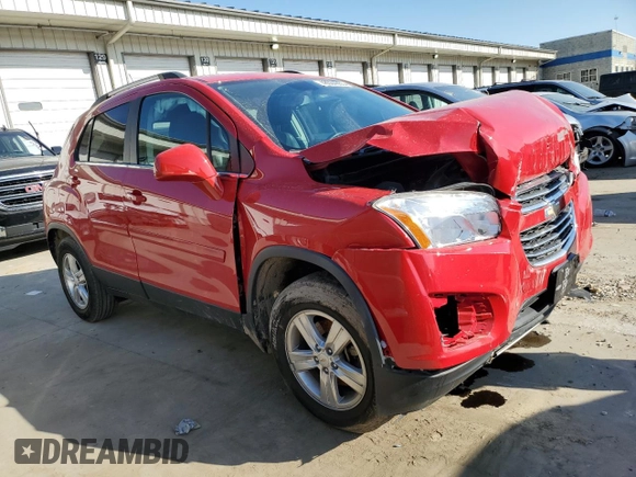 2015 Chevrolet Trax LT with VIN KL7CJRSB1FB118680, listed as a Copart auction lot 48504905 with 45,717 mi miles and Salvage Title. Bid and sale history available at carsss.com. Image 4.