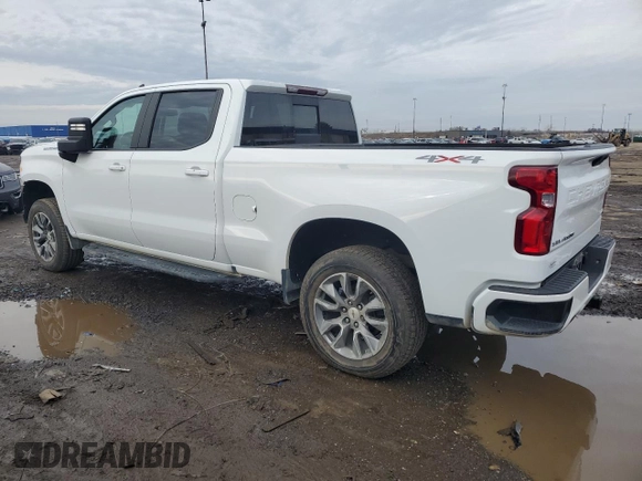2021 Chevrolet Silverado 1500 RST with VIN 1GCUYEEL9MZ345698, listed as a Copart auction lot 86368694 with 56,924 mi miles and Salvage Title. Bid and sale history available at carsss.com. Image 2.