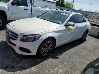 2016 Mercedes-Benz C 300 Luxury with VIN 55SWF4KB9GU117553, listed as a Copart auction lot 46359994 with 133,094 mi miles and Salvage title. Bid and sale history available at DreamBid. Image 1.