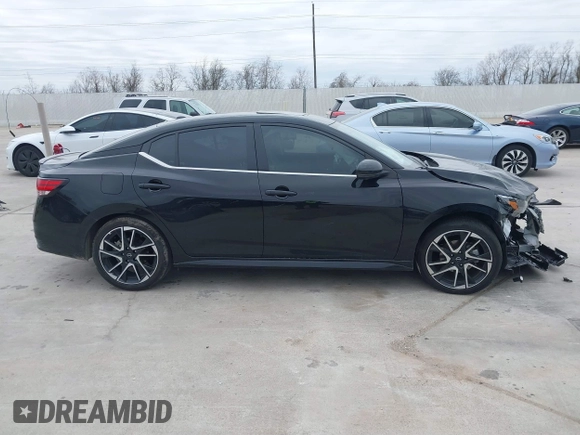 2024 Nissan Sentra SR with VIN 3N1AB8DV4RY377780, listed as a IAAI auction lot 41369495 with 3,346 mi miles. Bid and sale history available at carsss.com. Image 12.