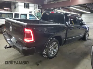 2020 Ram 1500 Limited with VIN 1C6SRFHT4LN388901, listed as a Copart auction lot 45410985 with 69,203 mi miles and Salvage Title. Bid and sale history available at carsss.com. Image 3.