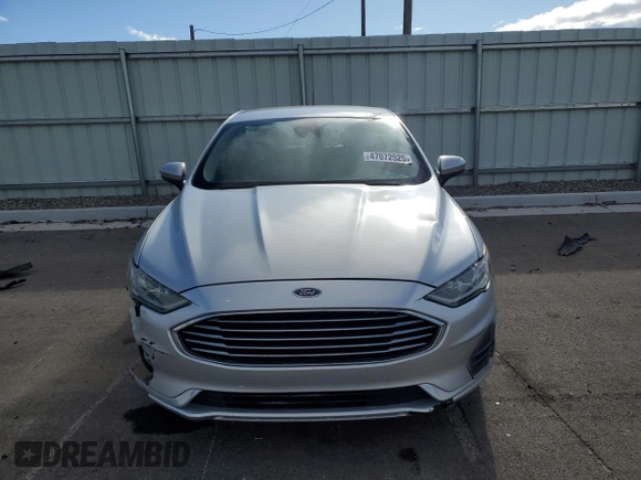 2019 Ford Fusion S with VIN 3FA6P0G71KR104255, listed as a Copart auction lot 47072525 with 69,447 mi miles and Clean Title. Bid and sale history available at carsss.com. Image 5.