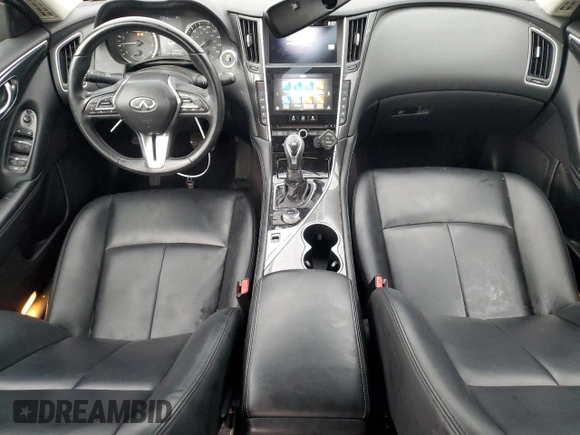 2021 Infiniti Q50 Pure z VIN JN1EV7AR2MM754239, wystawiony jako Copart lot #84278044 z przebiegiem 72 490 mil mil oraz Szkoda całkowita • Salvage title. Historia ofert i sprzedaży dostępna na DreamBid. Obrazek 8.