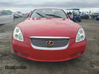 2002 Lexus SC 430 with VIN JTHFN48Y420016541, listed as a Copart auction lot 74678694 with Not Provided miles and Non Repairable. Bid and sale history available at DreamBid. Image 5.