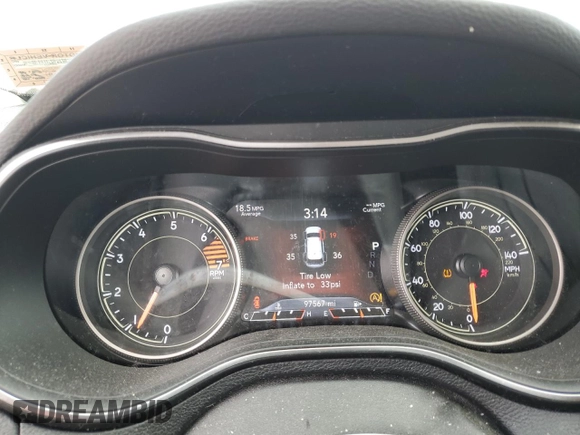 2019 Jeep Cherokee Limited z VIN 1C4PJLDB5KD448173, wystawiony jako Copart lot #56250805 z przebiegiem 97 567 mil mil oraz Szkoda całkowita • Salvage title. Historia ofert i sprzedaży dostępna na DreamBid. Obrazek 9.