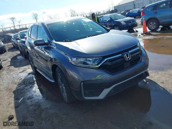 2020 Honda CR-V EX-L with VIN 2HKRW2H87LH611467, listed as a IAAI auction lot 41809547 with 54,744 mi miles. Bid and sale history available at carsss.com. Image 1.