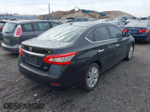 2014 Nissan Sentra S with VIN 3N1AB7AP4EL624643, listed as a IAAI auction lot 41702728 with 165,513 mi miles and . Bid and sale history available at DreamBid. Image 4.