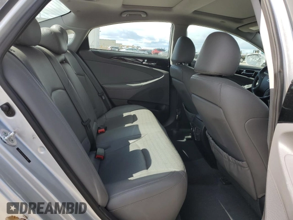 2014 Hyundai Sonata SE with VIN 5NPEC4AC4EH897489, listed as a Copart auction lot 49184125 with 95,840 mi miles and Salvage Title. Bid and sale history available at DreamBid. Image 10.