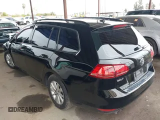 2016 Volkswagen Golf SportWagen TSI S with VIN 3VWC17AU5GM500826, listed as a IAAI auction lot 41806102 with 100,778 mi miles. Bid and sale history available at carsss.com. Image 3.