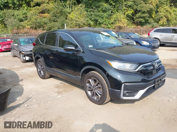 2020 Honda CR-V EX with VIN 2HKRW2H51LH655681, listed as a IAAI auction lot 40318921 with 72,958 mi miles. Bid and sale history available at carsss.com. Image 1.