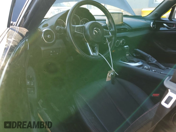 2017 Mazda MX-5 Miata Grand Touring with VIN JM1NDAD79H0120768, listed as a Copart auction lot 56358655 with 39,504 mi miles and Salvage title. Bid and sale history available at DreamBid. Image 8.