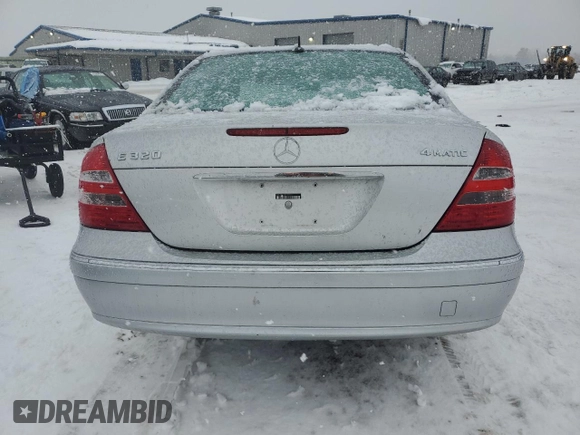 2004 Mercedes-Benz E-Class 3.2L with VIN WDBUF82J84X148459, listed as a Copart auction lot 88934355 with 104,339 mi miles and Non Repairable. Bid and sale history available at carsss.com. Image 5.