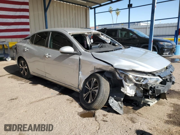2021 Nissan Sentra SV z VIN 3N1AB8CV0MY248123, wystawiony jako Copart lot #56487875 z przebiegiem 71 567 mil mil oraz Czysty tytuł • Clean title. Historia ofert i sprzedaży dostępna na DreamBid. Obrazek 4.
