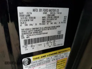 2016 Ford Expedition XLT с VIN 1FMJU1JT5GEF55042, выставлен на аукционе Copart как лот 50970375 с пробегом 133 937 миль миль и Списание • Salvage title. История ставок и продаж доступна на DreamBid. Изображение 13.