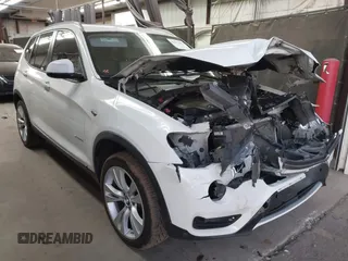 2015 BMW X3 xDrive28i z VIN 5UXWX9C52F0D47373, wystawiony jako IAAI lot #41413209 z przebiegiem 128 298 mil mil oraz . Historia ofert i sprzedaży dostępna na DreamBid. Obrazek 1.