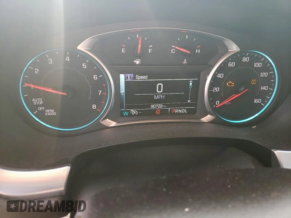 2018 Chevrolet Traverse LT Cloth with VIN 1GNERGKW3JJ247716, listed as a Copart auction lot 63163345 with 90,722 mi miles and Salvage title. Bid and sale history available at DreamBid. Image 9.