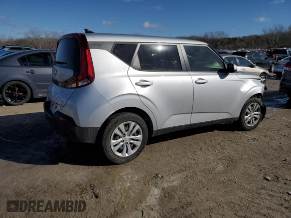 2020 Kia Soul S with VIN KNDJ23AUXL7097804, listed as a Copart auction lot 47851705 with 76,568 mi miles and Salvage Title. Bid and sale history available at carsss.com. Image 3.