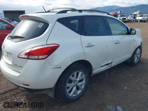2012 Nissan Murano SV with VIN JN8AZ1MW4CW227051, listed as a IAAI auction lot 40379549 with 178,429 mi miles and . Bid and sale history available at DreamBid. Image 4.