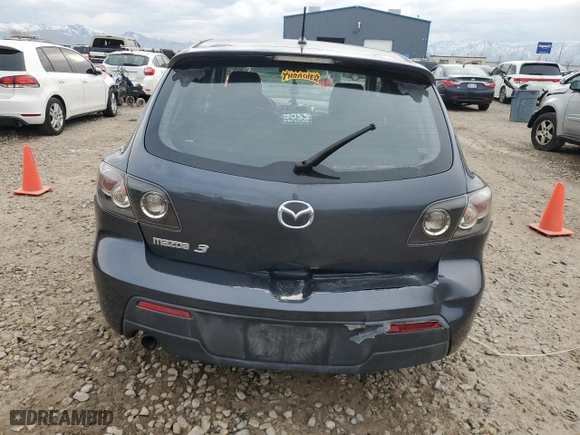 2008 Mazda Mazda3 s Grand Touring with VIN JM1BK344981119804, listed as a Copart auction lot 51153155 with 172,342 mi miles and Clean Title. Bid and sale history available at carsss.com. Image 6.