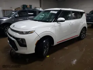 2020 Kia Soul GT-Line with VIN KNDJ63AU1L7016855, listed as a Copart auction lot 46831335 with 82,671 mi miles and Salvage Title. Bid and sale history available at carsss.com. Image 1.