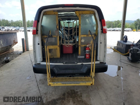 2017 Chevrolet Express Cargo с VIN 1GCWGAHF5H1242275, выставлен на аукционе Copart как лот 58962305 с пробегом 174 525 миль миль и Чистый • Clean title. История ставок и продаж доступна на DreamBid. Изображение 6.