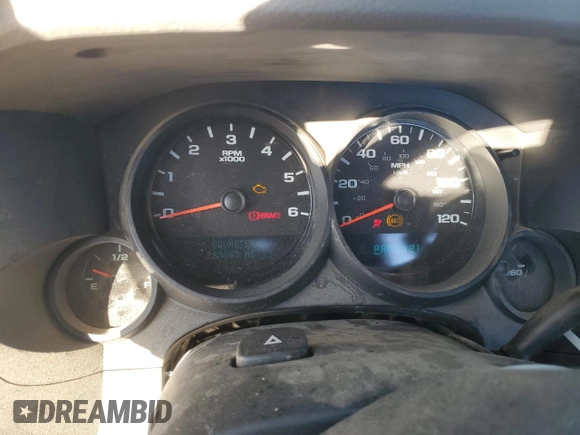 2008 Chevrolet Silverado 1500 Work Truck with VIN 1GCEC14X48Z308404, listed as a Copart auction lot 42343195 with 283,843 mi miles and Salvage Title. Bid and sale history available at carsss.com. Image 9.