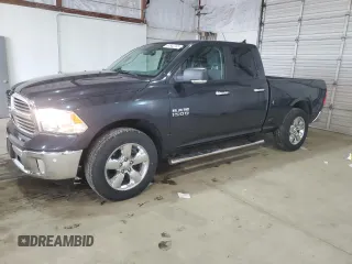 2018 Ram 1500 Big Horn with VIN 1C6RR7GG9JS229086, listed as a Copart auction lot 61543735 with 83,815 mi miles and Salvage title. Bid and sale history available at DreamBid. Image 1.