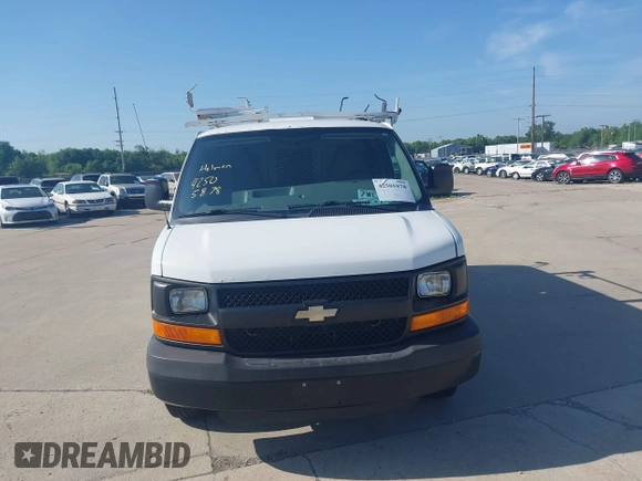 2014 Chevrolet Express Cargo with VIN 1GCWGFCA5E1121007, listed as a IAAI auction lot 42505878 with 178,916 mi miles and . Bid and sale history available at DreamBid. Image 12.