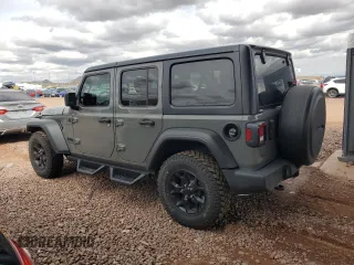 2022 Jeep Wrangler Unlimited Willys with VIN 1C4HJXDN8NW241324, listed as a Copart auction lot 49403795 with 25,727 mi miles and Salvage Title. Bid and sale history available at DreamBid. Image 2.