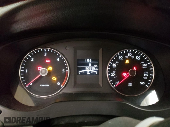 2014 Volkswagen Jetta TDI w/Premium with VIN 3VW3L7AJ3EM297108, listed as a Copart auction lot 81161134 with 160,656 mi miles and Salvage title. Bid and sale history available at DreamBid. Image 9.