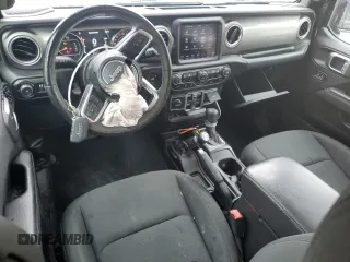 2020 Jeep Wrangler Unlimited Sahara with VIN 1C4HJXEN2LW149623, listed as a Copart auction lot 50906705 with 71,919 mi miles and Salvage title. Bid and sale history available at DreamBid. Image 8.