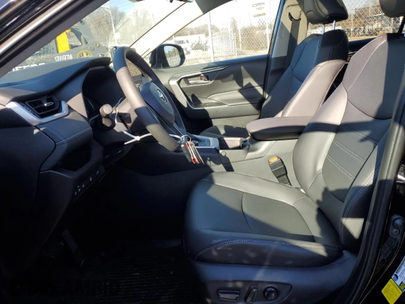 2024 Toyota RAV4 Hybrid XLE Premium with VIN 2T3B6RFV9RW076517, listed as a Copart auction lot 44642775 with 3,671 mi miles and Salvage Title. Bid and sale history available at carsss.com. Image 7.