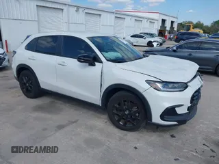 2023 Honda HR-V Sport with VIN 3CZRZ1H57PM704068, listed as a IAAI auction lot 41792867 with 24,264 mi miles. Bid and sale history available at carsss.com. Image 1.