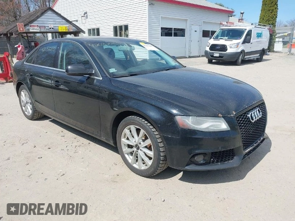 2011 Audi A4 2.0T Premium Plus with VIN WAUFFAFL2BN044780, listed as a IAAI auction lot 42082205 with 185,820 mi miles. Bid and sale history available at carsss.com. Image 1.
