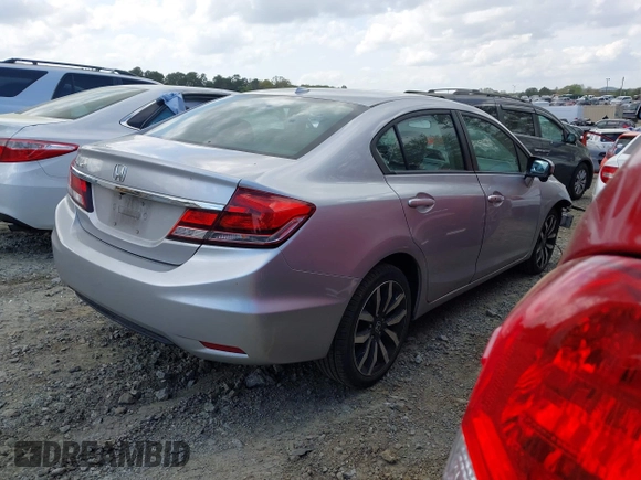 2014 Honda Civic Sedan EX-L with VIN 19XFB2F92EE034509, listed as a IAAI auction lot 41941168 with 89,926 mi miles. Bid and sale history available at carsss.com. Image 4.