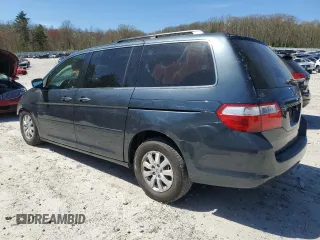 2005 Honda Odyssey EX-L z VIN 5FNRL38655B060017, wystawiony jako Copart lot #55337445 z przebiegiem 206 843 mil mil oraz Czysty tytuł • Clean title. Historia ofert i sprzedaży dostępna na DreamBid. Obrazek 2.