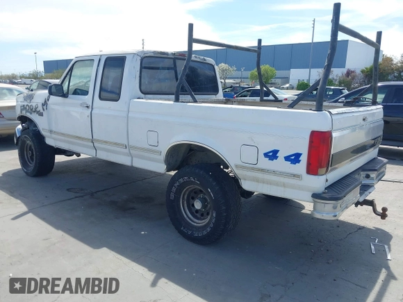 1995 Ford F-150 with VIN 1FTEX14N0SKB17050, listed as a IAAI auction lot 42019771 with 1 mi miles. Bid and sale history available at carsss.com. Image 3.