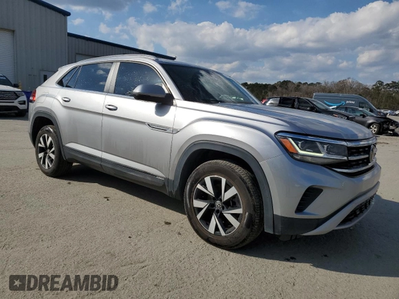 2022 Volkswagen Atlas SE with VIN 1V2LC2CAXNC201218, listed as a Copart auction lot 44107505 with 63,897 mi miles and Salvage title. Bid and sale history available at DreamBid. Image 4.