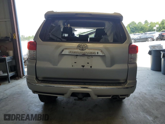 2011 Toyota 4Runner SR5 with VIN JTEZU5JR6B5032622, listed as a Copart auction lot 62197375 with Not provided miles and Salvage title. Bid and sale history available at DreamBid. Image 6.
