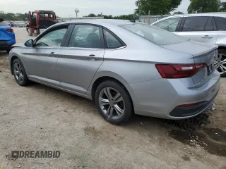 2024 Volkswagen Jetta SE with VIN 3VW7M7BU7RM000628, listed as a Copart auction lot 63843065 with Not provided miles and Clean title. Bid and sale history available at DreamBid. Image 2.