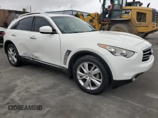 2012 Infiniti FX with VIN JN8AS1MU8CM121118, listed as a Copart auction lot 56963224 with Not provided miles and Salvage title. Bid and sale history available at DreamBid. Image 4.