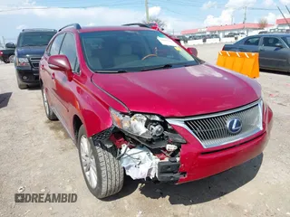 2010 Lexus RX 450h with VIN JTJZB1BA2A2004132, listed as a IAAI auction lot 42005969 with 177,895 mi miles and . Bid and sale history available at DreamBid. Image 1.